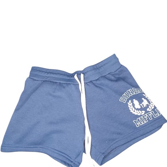 Blue Dunder Mifflin Shorts - Picture 1 of 2